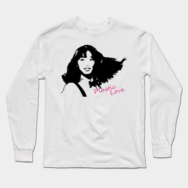 Plastic Love Mariya Takeuchi Long Sleeve T-Shirt by MalcolmDesigns